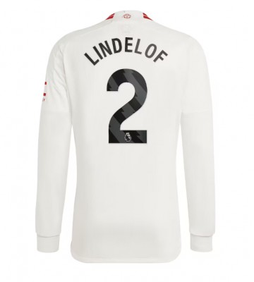 Manchester United Victor Lindelof #2 Tredje Tröja 2023-24 Långärmad