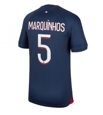 Paris Saint-Germain Marquinhos #5 Hemmatröja 2023-24 Kortärmad