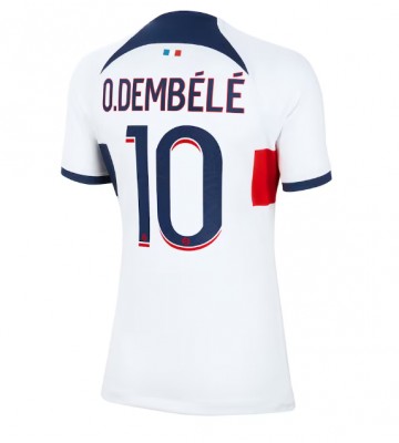 Paris Saint-Germain Ousmane Dembele #10 Bortatröja Dam 2023-24 Kortärmad