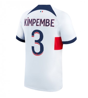 Paris Saint-Germain Presnel Kimpembe #3 Bortatröja 2023-24 Kortärmad