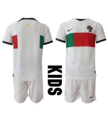 Portugal Bortatröja Barn VM 2022 Kortärmad (+ Korta byxor)
