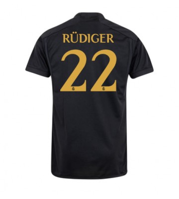 Real Madrid Antonio Rudiger #22 Tredje Tröja 2023-24 Kortärmad