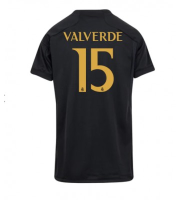 Real Madrid Federico Valverde #15 Tredje Tröja Dam 2023-24 Kortärmad