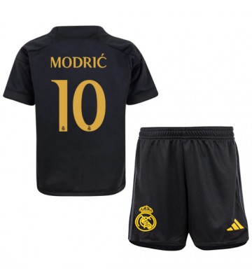 Real Madrid Luka Modric #10 Tredje Tröja Barn 2023-24 Kortärmad (+ Korta byxor)