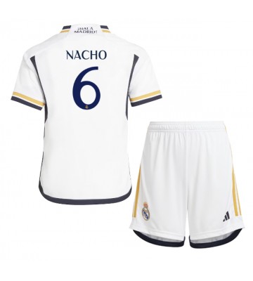 Real Madrid Nacho #6 Hemmatröja Barn 2023-24 Kortärmad (+ Korta byxor)