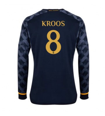 Real Madrid Toni Kroos #8 Bortatröja 2023-24 Långärmad