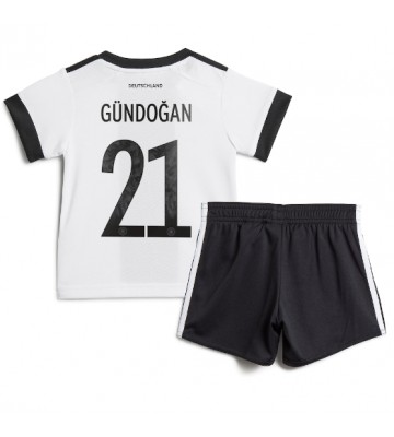 Tyskland Ilkay Gundogan #21 Hemmatröja Barn VM 2022 Kortärmad (+ Korta byxor)