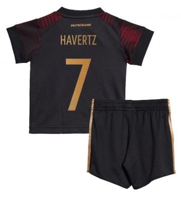 Tyskland Kai Havertz #7 Bortatröja Barn VM 2022 Kortärmad (+ Korta byxor)
