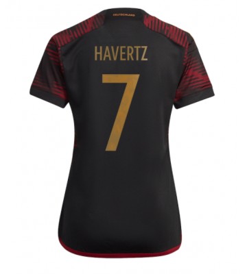 Tyskland Kai Havertz #7 Bortatröja Dam VM 2022 Kortärmad