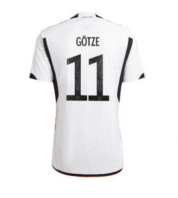 Tyskland Mario Gotze #11 Hemmatröja VM 2022 Kortärmad