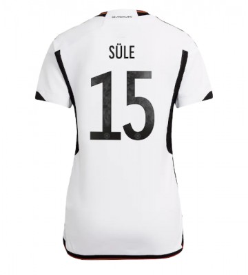 Tyskland Niklas Sule #15 Hemmatröja Dam VM 2022 Kortärmad
