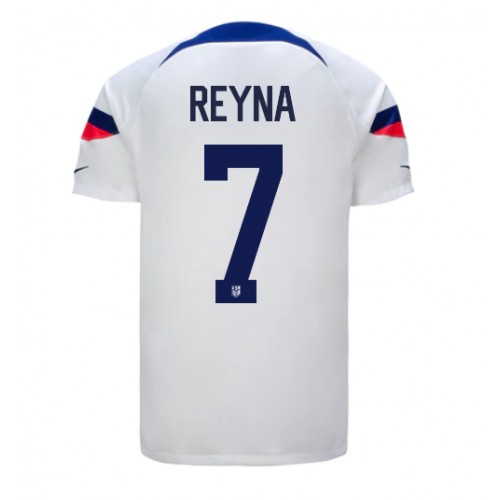 Förenta staterna Giovanni Reyna #7 Hemmatröja VM 2022 Kortärmad